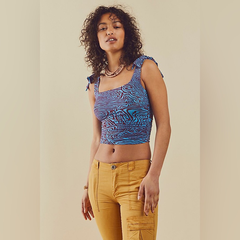 Free People Avenue tank Blue Garnet size S